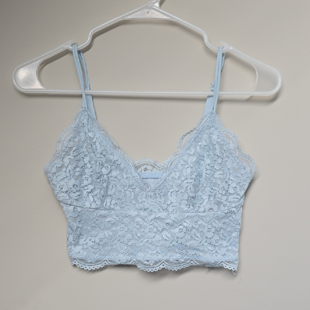 Light Blue Lace Bralette